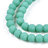 Opaque Glass Beads Strands X-GLAA-T032-P6mm-MD12-3