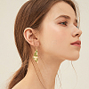 DIY Wooden Dangle Earring Making Kits DIY-SP0005-02-5