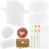 6 Bags 2 Styles DIY Plastic Knitting Crochet Bag Making Kits DIY-CP0012-63-1
