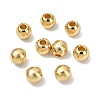 SHEGRACE Brass Textured Round Beads XGRPCU095-298G-2