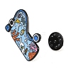 Oxygen Bottle Enamel Brooches JEWB-I063-01EB-01-3