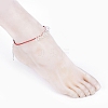 Glass Seed Beads Anklets AJEW-AN00277-04-4