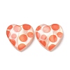Printed Opaque Resin Cabochons FIND-E020-09C-09-2