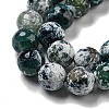 Faceted Natural Fire Crackle Agate Beads Strands G-F447-12mm-N11-4