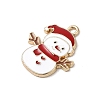Christmas Alloy Enamel Pendants FIND-H055-17J-G01-2