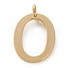 Golden Brass Pendants KK-P194-01G-O-1