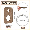 100Pcs Wood Floss Bobbin DIY-BC0013-82A-2