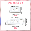 2Pcs 2 Styles Plastic Safety Eye Insertion Tool for Toy Making FIND-OC0013-51A-2