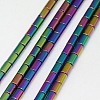 Electroplate Non-magnetic Synthetic Hematite Beads Strands G-J162-B-08-1