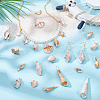 22Pcs Opaque Acrylic Pendants SACR-PH0002-26-4