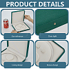 Square Velvet Pearl Necklaces Set Storage Boxes CON-WH0123-07A-3