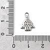 Christmas Brass Micro Pave Cubic Zirconia Charms KK-L258-04P-C01-3