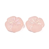 Frosted Transparent Acrylic Beads OACR-P029-19B-02-3