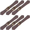 6 Sets PU Leather Toggle Buckles FIND-CL0002-15B-1