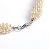 Trendy Glass Pearl Beaded Bracelets and Necklaces Jewelry Sets SJEW-F041-01-3
