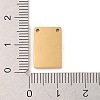 Ion Plating(IP) 304 Stainless Steel Stamping Blank Tag Charms STAS-K270-37G-3