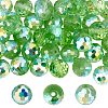 80Pcs AB Color Plated Glass Beads EGLA-PA0001-41C-1