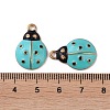 Alloy Enamel Pendants ENAM-R149-14E-G-3