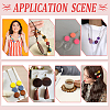 120Pcs 24 Styles Wood Beads WOOD-GA0001-98-5