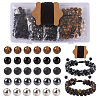 Fashewelry Men's Mixed Stone Bracelet DIY Making Kit DIY-FW0001-11-1