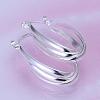 Awesome Design Ring Brass Hoop Earrings EJEW-BB09666-2