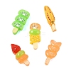 Opaque Resin Imitation Food Cabochons RE-CBA6D7B-02-1