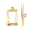 Brass Toggle Clasps KK-G548-41G-04-3