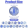50Pcs Printed Glass Cabochons GGLA-YW0001-22-2