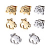 8Pcs 4 Styles 304 Stainless Steel Pendants STAS-TA0001-36-9