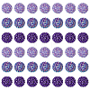 45Pcs 3 Colors Resin Rhinestone Bubblegum Ball Beads RESI-ME0001-38-1