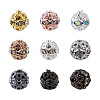 Cheriswelry 160Pcs 8 Colors Alloy Rhinestone Beads FIND-CW0001-11-1