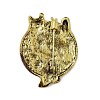 Retro Antique Golden Animal Alloy Brooches for Backpack Clothes JEWB-S040-02C-AG-3