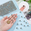 150Pcs CCB Plastic European Beads CCB-DC0001-20-3