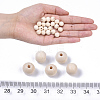 Natural Unfinished Wood Beads WOOD-S651-A10mm-LF-4