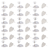 Unicraftale 36Pcs 6 Style 304 Stainless Steel Stud Earring Findings EJEW-UN0001-71-1