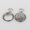 Tibetan Style Alloy Pendant Cabochon Settings LS-TIBEP-N003-74AS-2