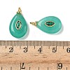 Dyed Natural White Jade Pendants G-H328-01G-A01-3