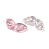 UV Plating Transparent Acrylic Beads MACR-L007-14-2
