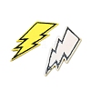 Lightning Bolt Polyester Computerized Embroidery Iron on Patches PATC-WH0001-78D-1