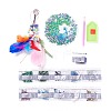 DIY Diamond Painting Hanging Woven Net/Web with Feather Pendant Kits DIY-I084-17-2