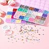 DIY Glass Seed & Plastic & Polymer Clay Beads Bracelets Making Kits DIY-FS0007-07-10