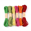 24 Bundles 8 Colors Jute Cord OCOR-CJC0006-01-1