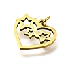 304 Stainless Steel Charms STAS-R153-38G-2