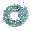Natural Dyed White Jade Beads Strands G-T142-89B-2