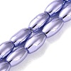 Electroplated Synthetic Non-magnetic Hematite Beads Strands G-C248-J01-8x12mm-2