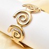 304 Stainless Steel Cuff Bangles for Women BJEW-K237-27G-1