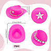 24Pcs Plastic & Iron & Acrylic Fascinator Hat for Doll DIY-PH0035-40-2