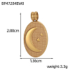 304 Stainless Steel Pendants STAS-OY011-54G-2