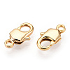 Brass Lobster Claw Clasps KK-N254-12G-2