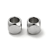 201 Stainless Steel Cube Beads STAS-P319-11A-P-2